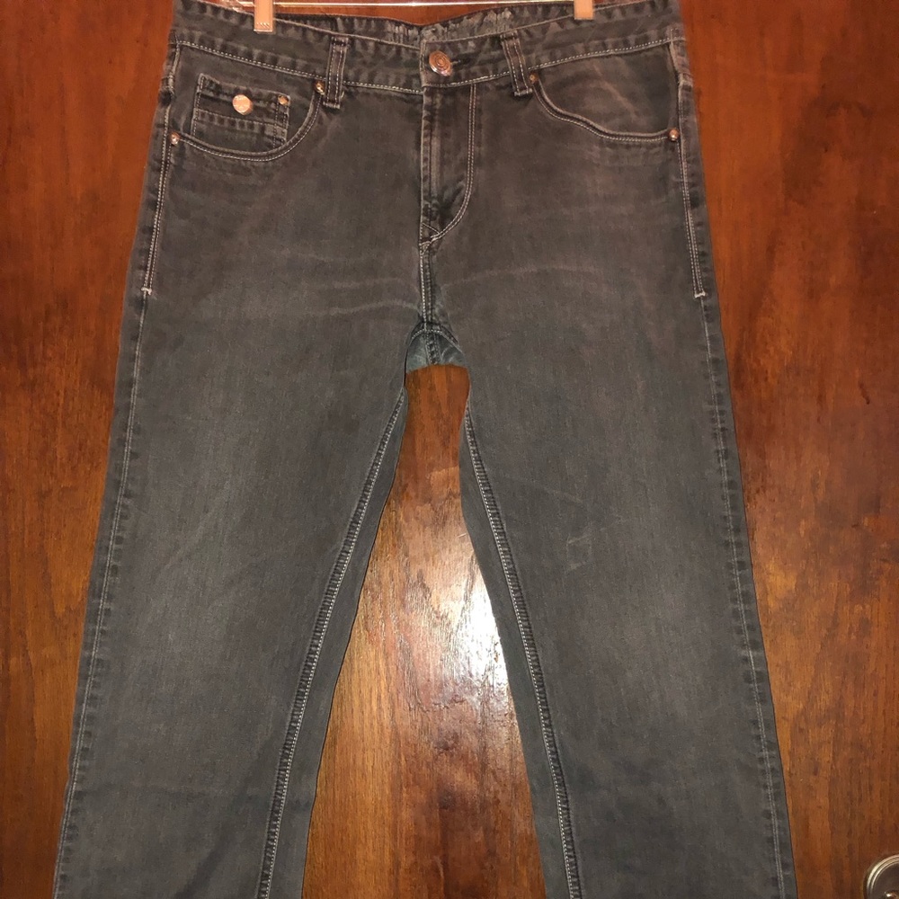 Mens Killer Jns Jeans size 36 gray straight leg very nice